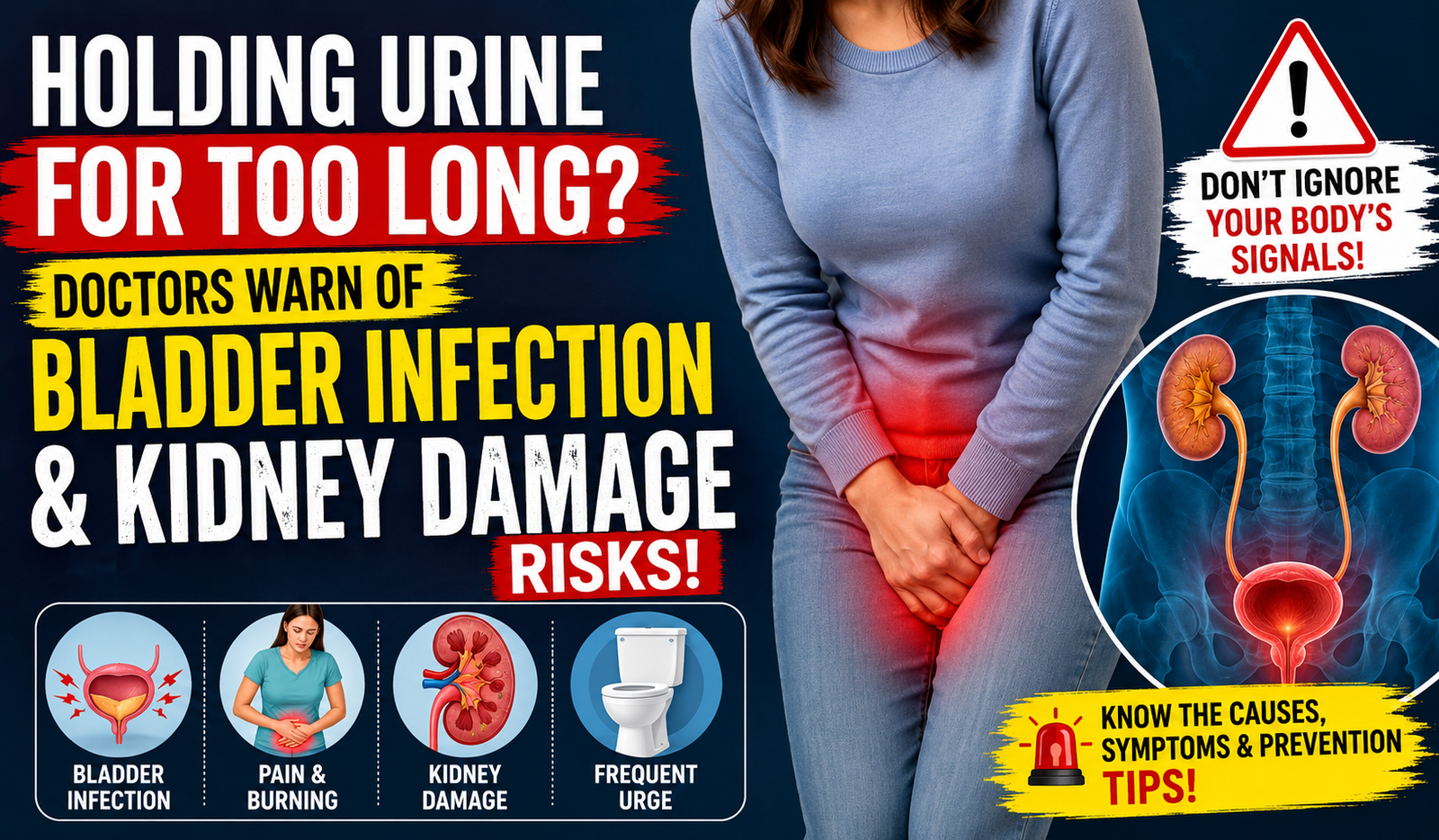 Holding Urine for Too long