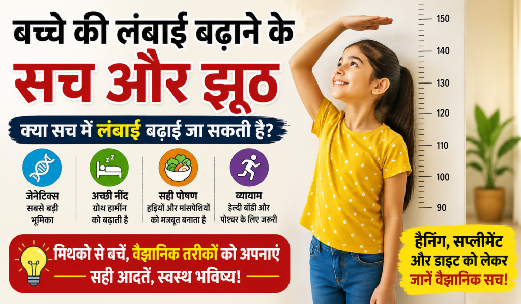 Cover image for बच्चे की लंबाई बढ़ाने के नाम पर कहीं आप भी तो नहीं कर रहे ये गलतियां? जानें हाइट ग्रोथ का पूरा सच