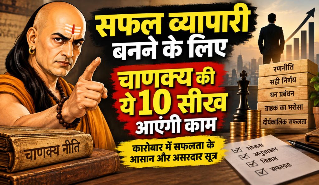 Cover image for सफल व्यापारी बनने के लिए चाणक्य की ये 10 सीख आएंगी काम, कारोबार में फैसले लेने से लेकर धन संभालने तक जानें जरूरी बातें